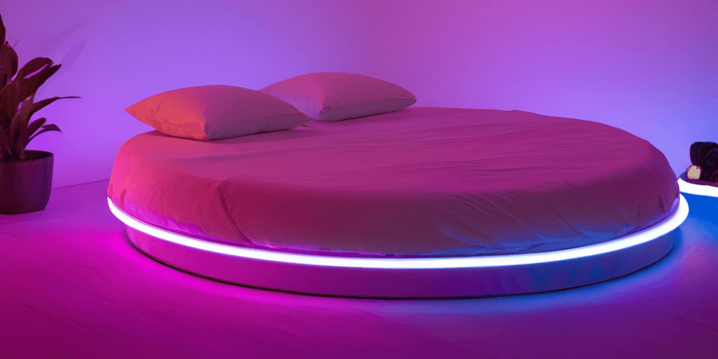 Futuristic LED Round Bed Design Ideas- Irishinterior