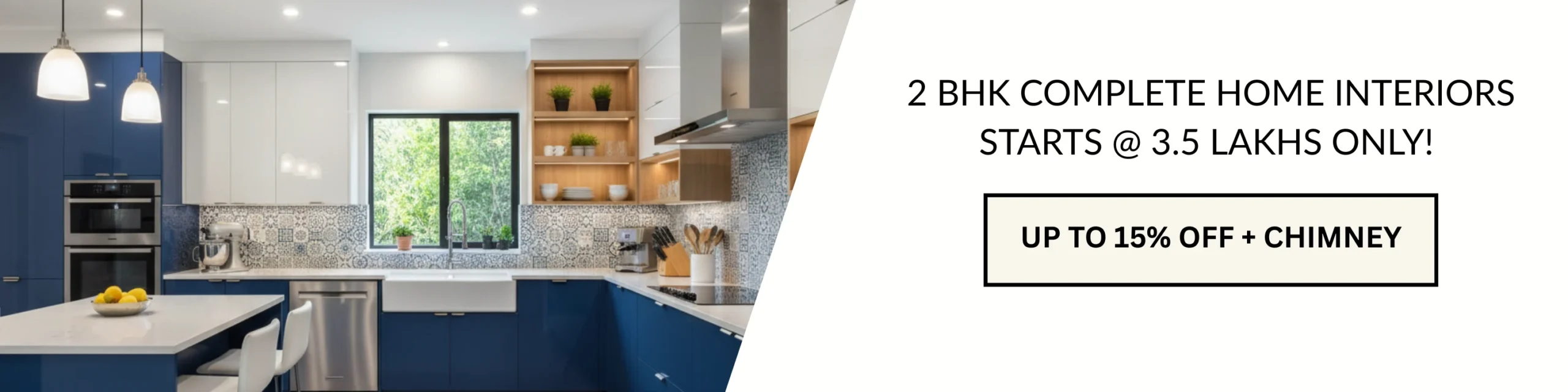 2BHK Complete Home Interiors Offer by Irish Interior